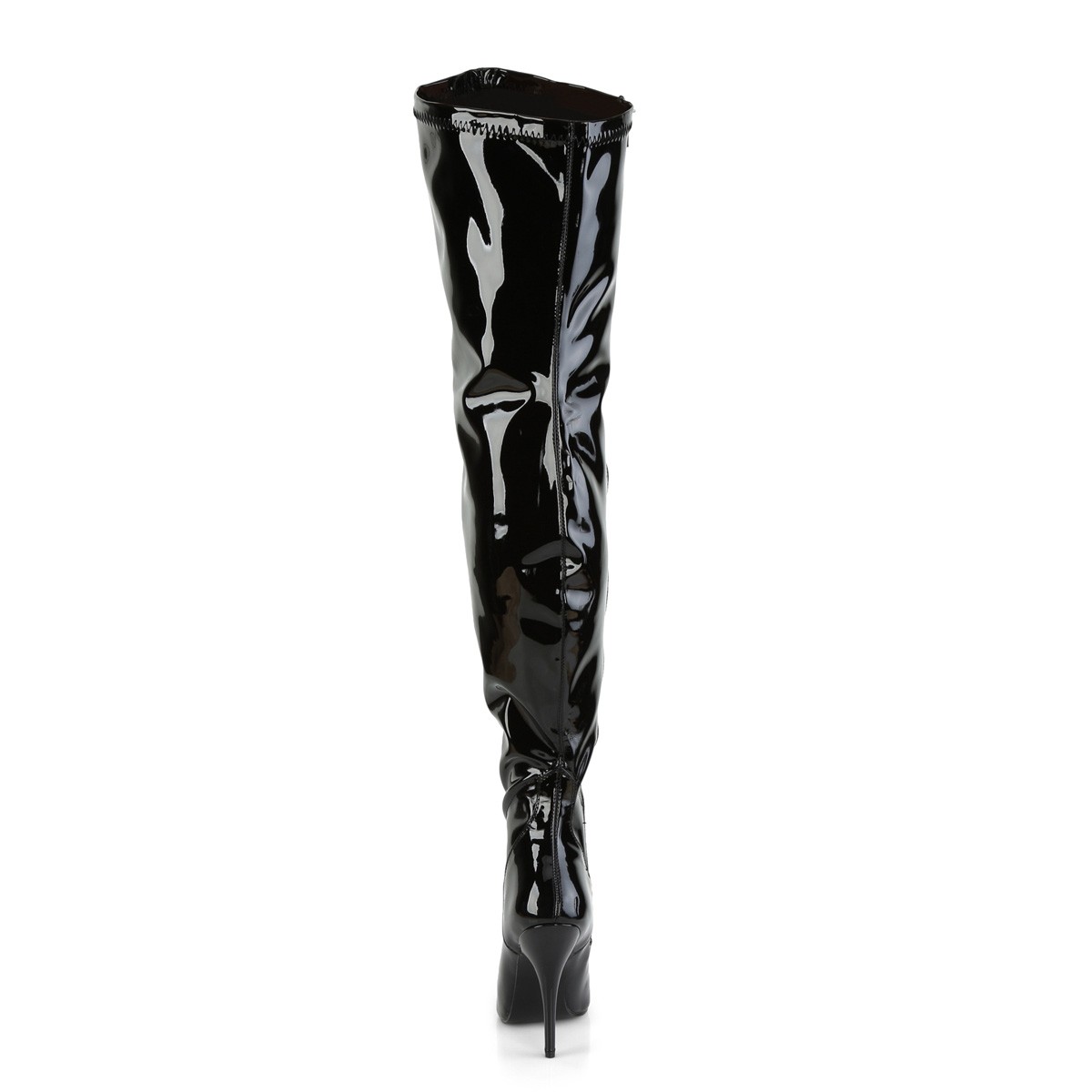 black thigh high boots wide calf