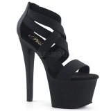 Gummizug 18 cm SKY-369 High Heels Plateauschuhe