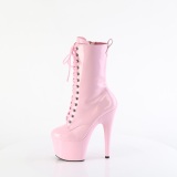 ADORE-1040WRHG - 18 cm platform high heel boots hologram rose