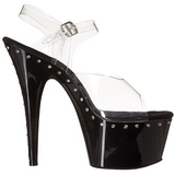 Black 18 cm Pleaser ADORE-708LS High Heels Platform