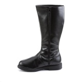 CAPTAIN-100 schwarze kapitänstiefel herren stiefel cosplay halloween