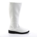 CAPTAIN-100 weisse kapitänstiefel herren stiefel cosplay halloween