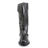 CAPTAIN-105 schwarze kapitänstiefel herren stiefel cosplay halloween