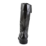 CAPTAIN-105 schwarze kapitänstiefel herren stiefel cosplay halloween