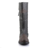 CAPTAIN-110 braune kapitänstiefel herren piratenstiefel musketierstiefel