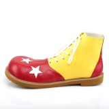 CLOWN-02 funtasma unisex clown and circus shoes yellow