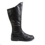 GOTHAM-100 schwarze kapitänstiefel herren stiefel cosplay halloween