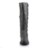 GOTHAM-109 schwarze kapitänstiefel herren stiefel cosplay halloween