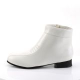 Kunstleder PIMP-50 zuhälterschuhe 70er herren pimp schuhe disco weiss