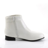 Kunstleder PIMP-50 zuhälterschuhe 70er herren pimp schuhe disco weiss