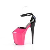 Lackleder 20 cm FLAMINGO-868 pink pleaser schuhe high heel