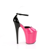 Lackleder 20 cm FLAMINGO-868 pink pleaser schuhe high heel