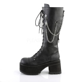 Leatherette DemoniaCult RANGER-303 Mens Lace Up Boots