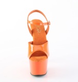 Orange 18 cm ADORE-709 pleaser plateau high heels sandaletten