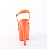 Orange 18 cm ADORE-709 pleaser plateau high heels sandaletten