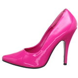 Pink Lack 13 cm SEDUCE-420 spitze pumps high heels