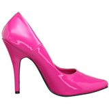 Pink Lack 13 cm SEDUCE-420 spitze pumps high heels