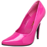 Pink Lack 13 cm SEDUCE-420 spitze pumps high heels