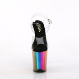 Platform rainbow 20 cm FLAMINGO-808RC Pole dancing high heels