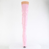 Rosa 20 cm FLAMINGO-3000HWR Hologramm poledance overkneestiefel