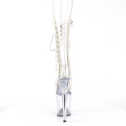 Transparent 20 cm FLAMINGO-1050C Exotic pole dance boots