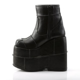 Vegan 18 cm STACK-201 herren stiefeletten cyberpunk boots extrem plateau