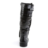 WALKER-130 black captain boots cosplay halloween mens boots