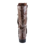 WALKER-130 braune kapitänstiefel herren stiefel cosplay halloween